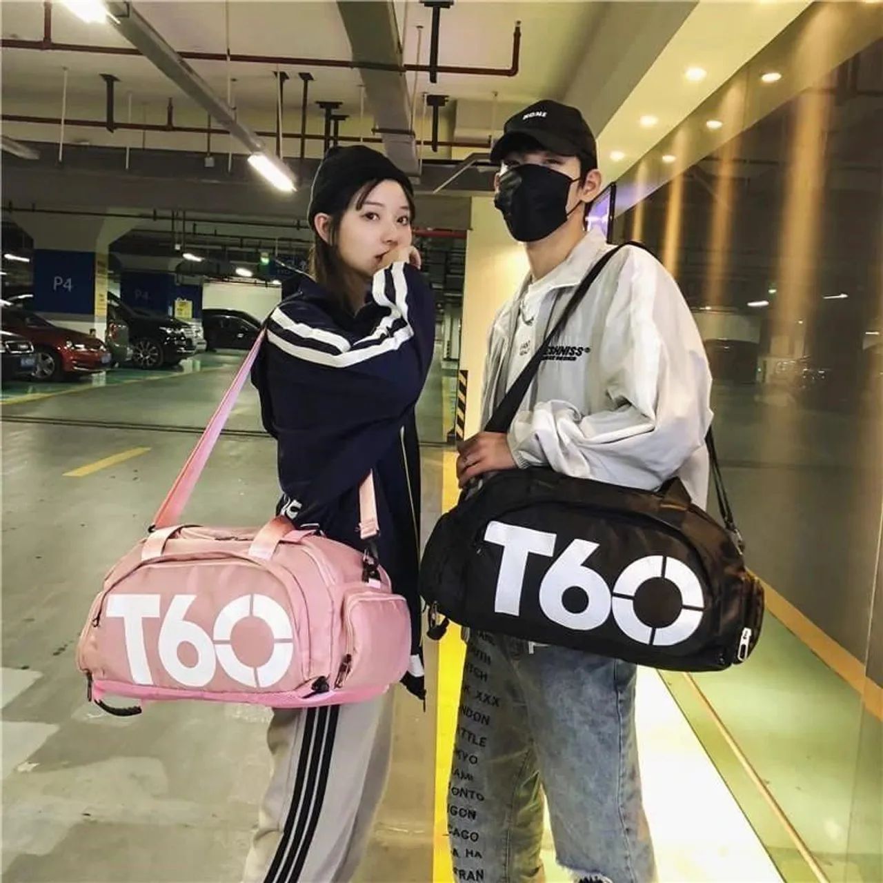 Mochila esportiva T60 costa e ombro academia ou dia a dia 