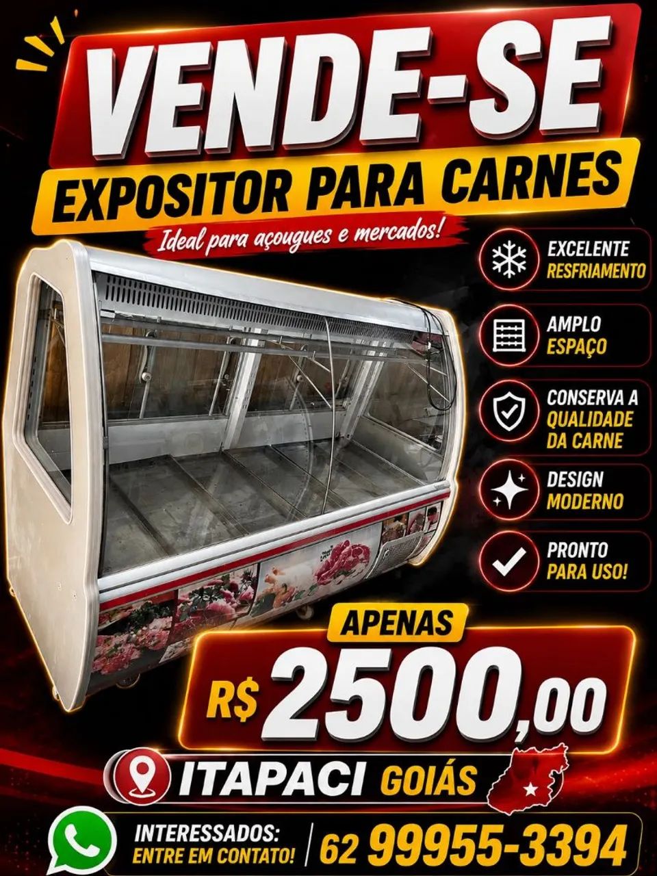 Expositor de carnes  - Foto 2