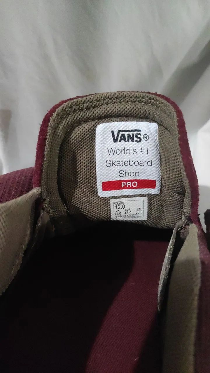 Vans Kyle Walker Pro Original Bordô 44 - Foto 5