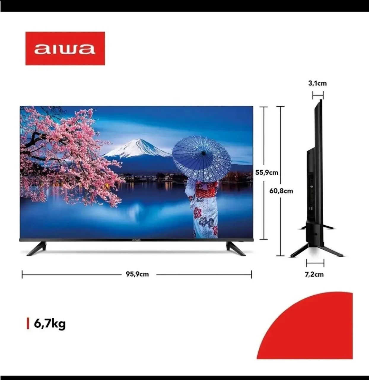 Smart Tv Aiwa 43` - Foto 3
