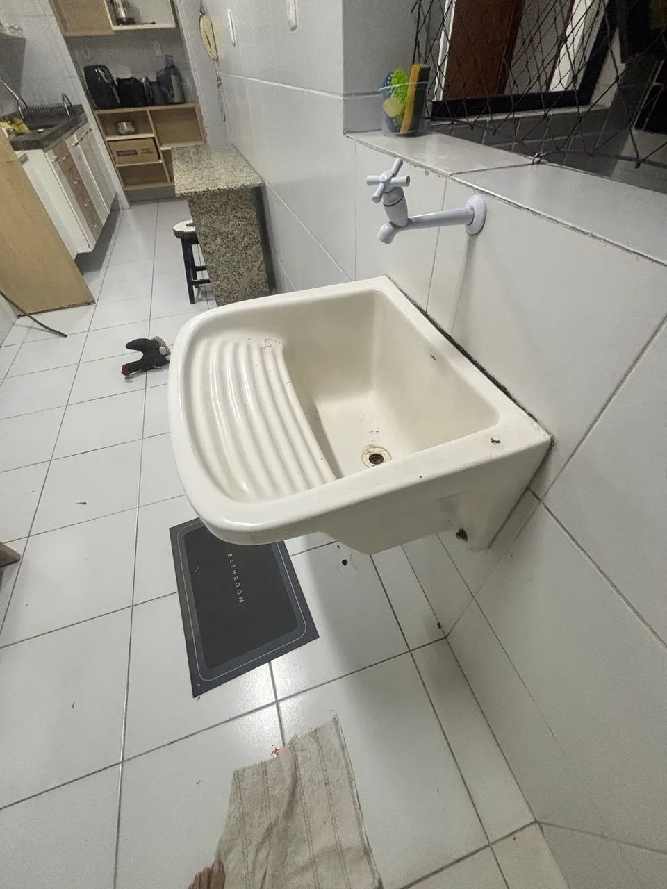 Tanque de louça com esfregador  - Foto 3