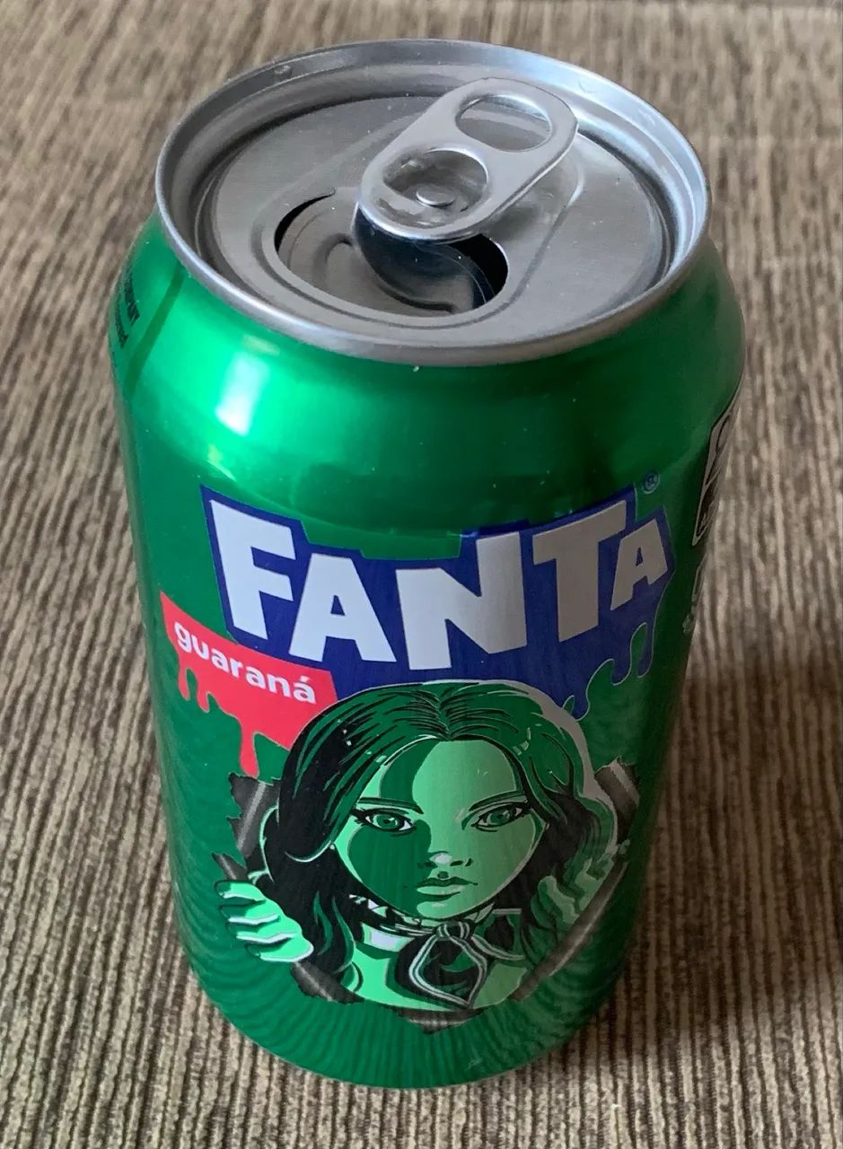 Lata Fanta Guaraná Halloween M3gan 2025 Vazia Higienizada - Foto 2