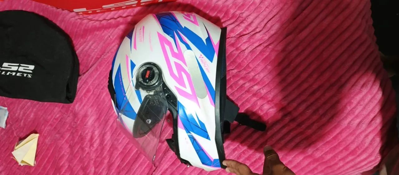 Vendo capacete ls2 draze rosa - Foto 5