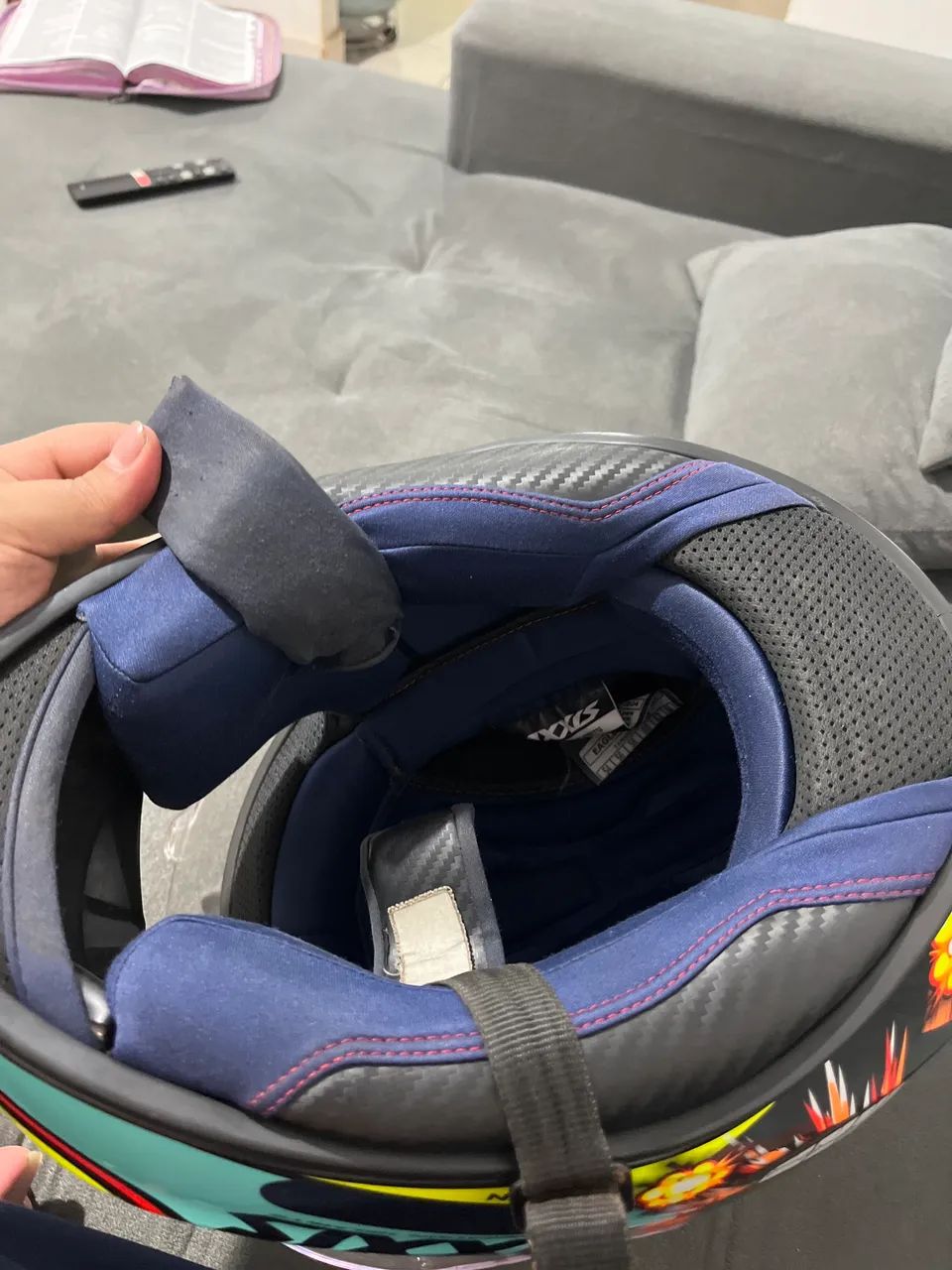 Capacete Fechado Axxis Draken Bomb Bomba Bombeta - Foto 4