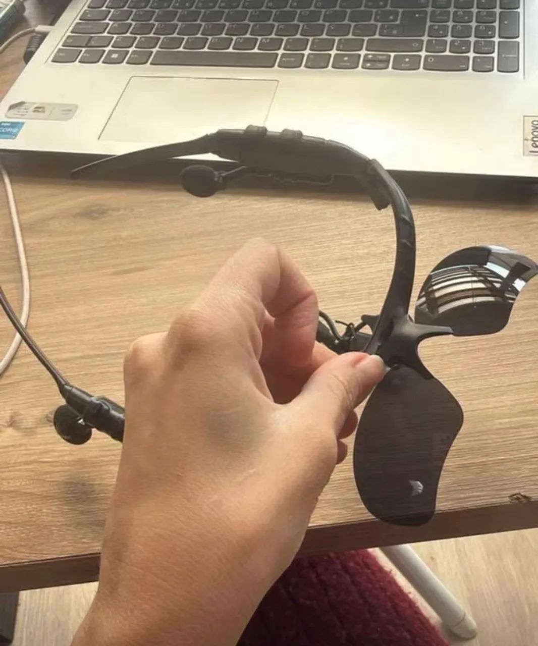 Óculos com fone de ouvido  - Foto 3