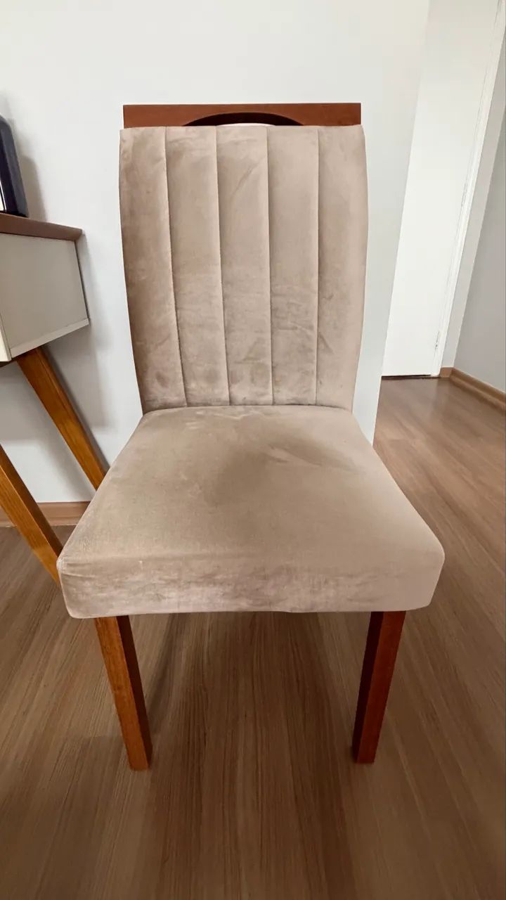 Mesa extensível tampo de vidro com 4 cadeiras - Foto 2