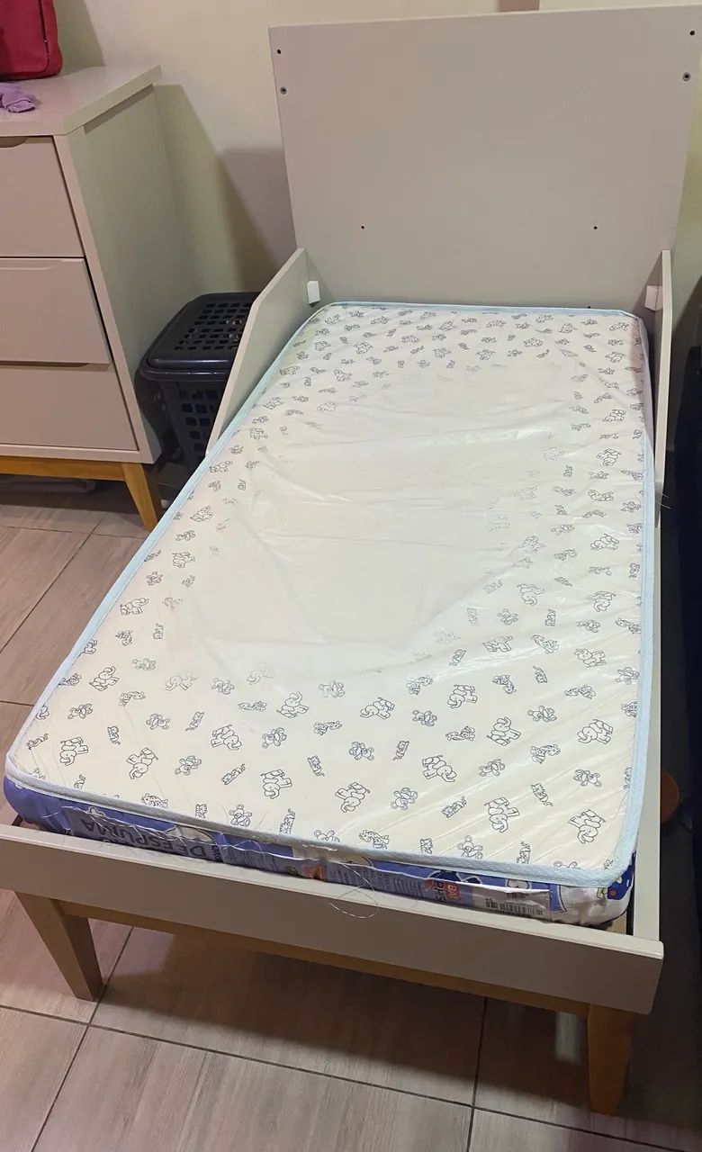 Berço mini cama abracadabra vai com colchão ortobom  - Foto 6