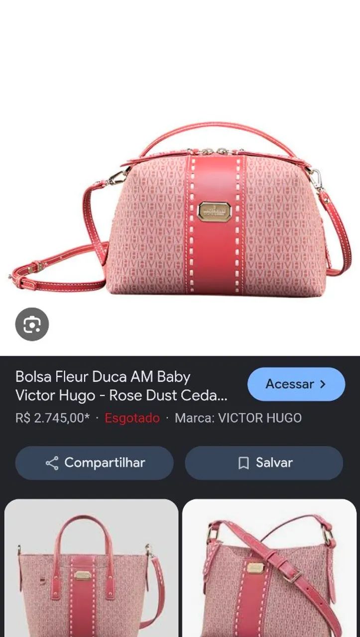 Bolsa Fleur Duca Baby - Victor Hugo - Foto 4