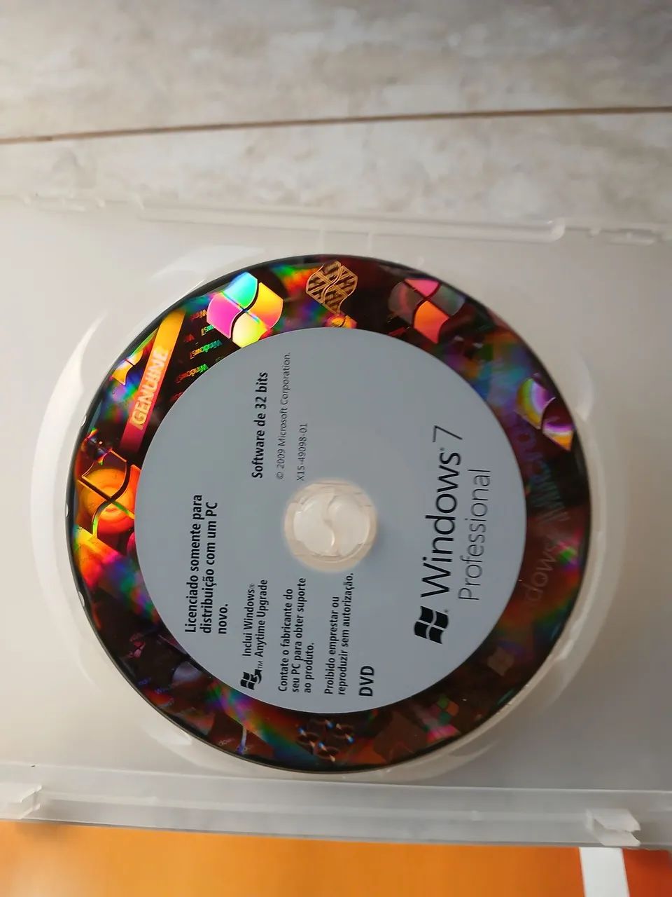 DVD original Windows 7 Professional 32 bits. 2 DVDs - Foto 2