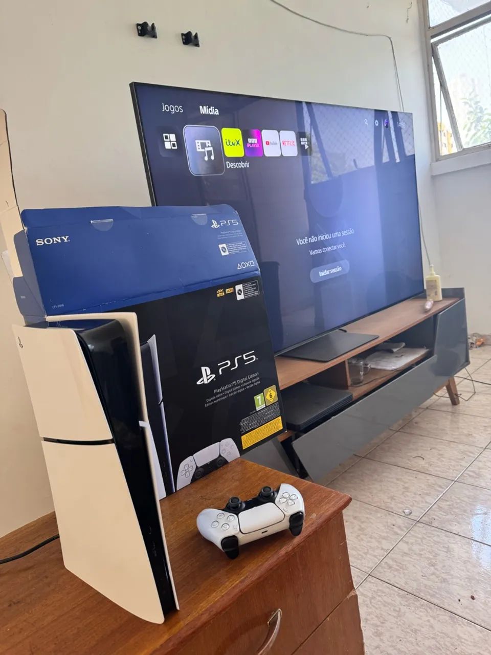 Ps5 slim 1 ter á perfeito  - Foto 2