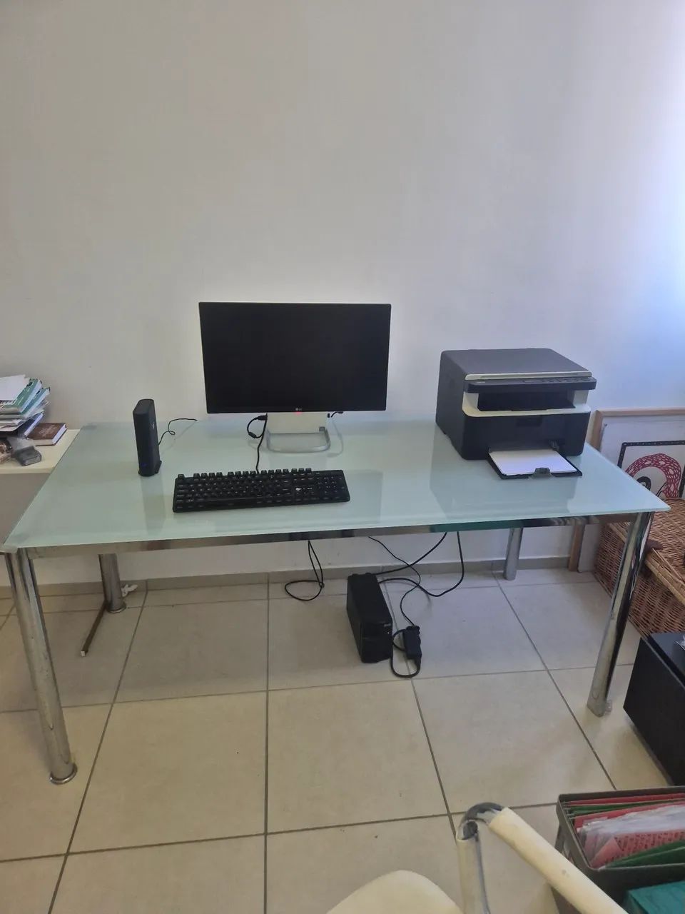 Mesa de vidro 