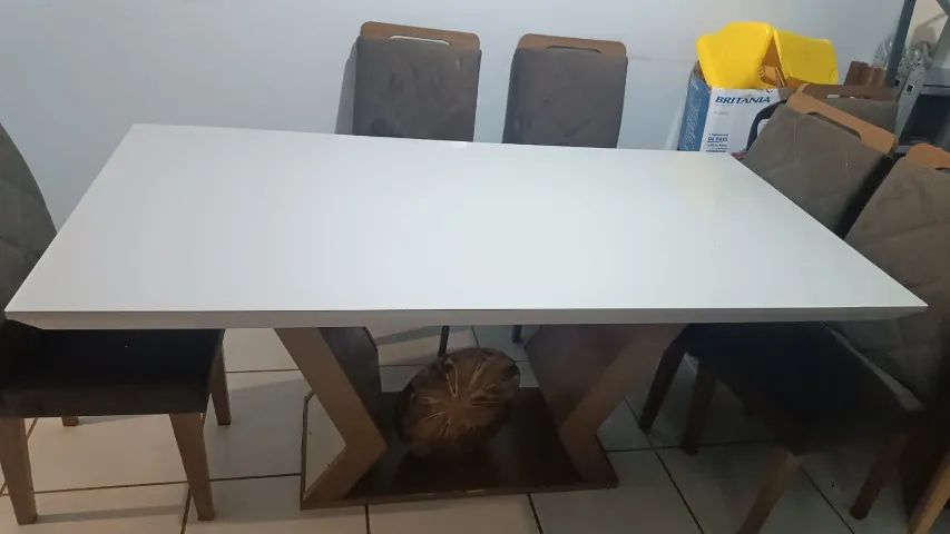 mesa de jantar retangular
