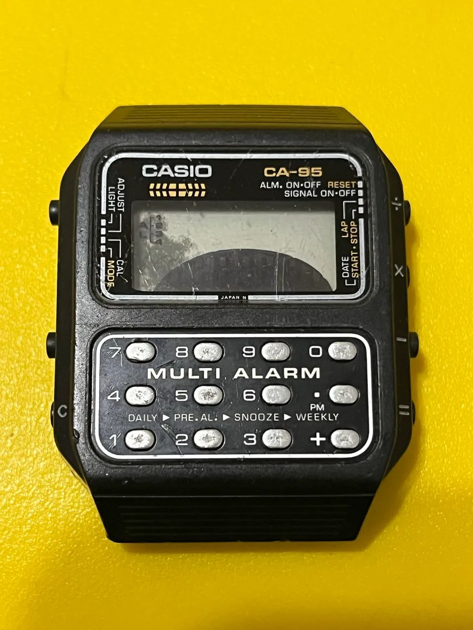 Relógio Casio Calculadora CA-95 vintage (sucata) 