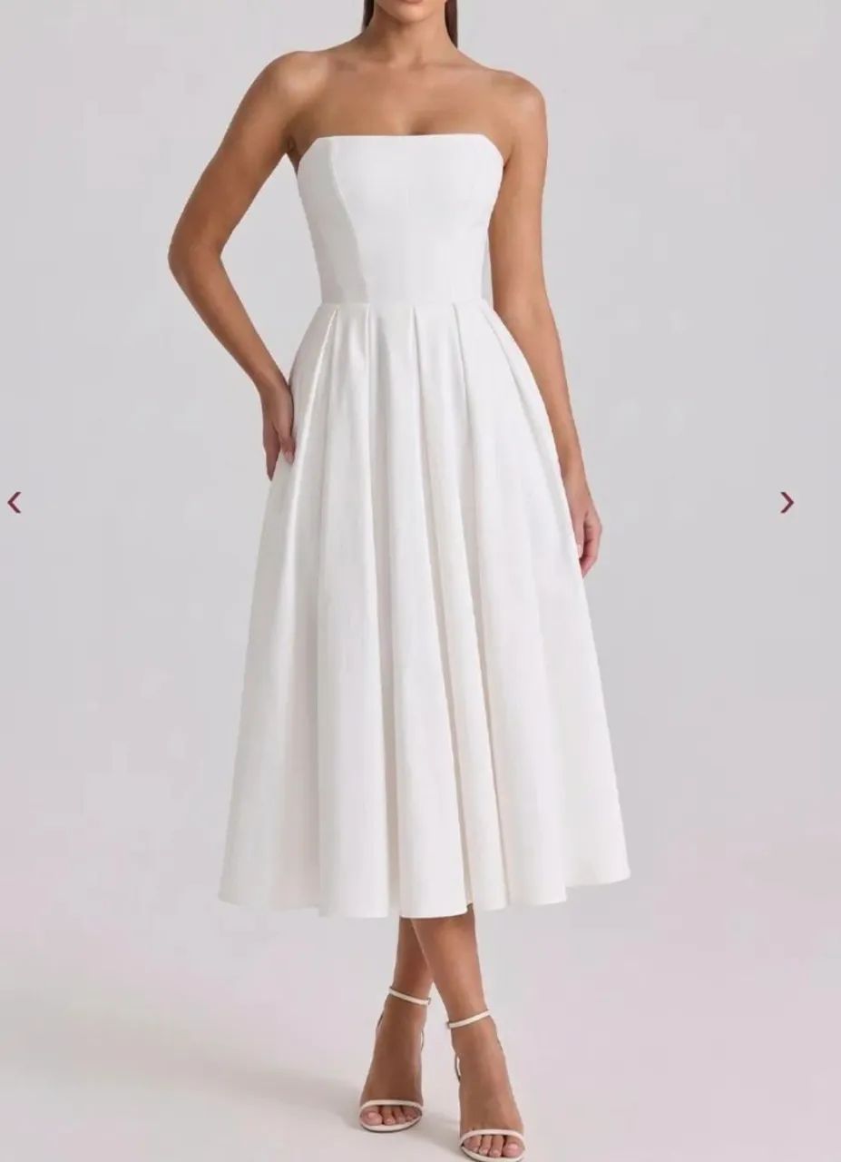 Vestido branco / off white  (nunca usado)