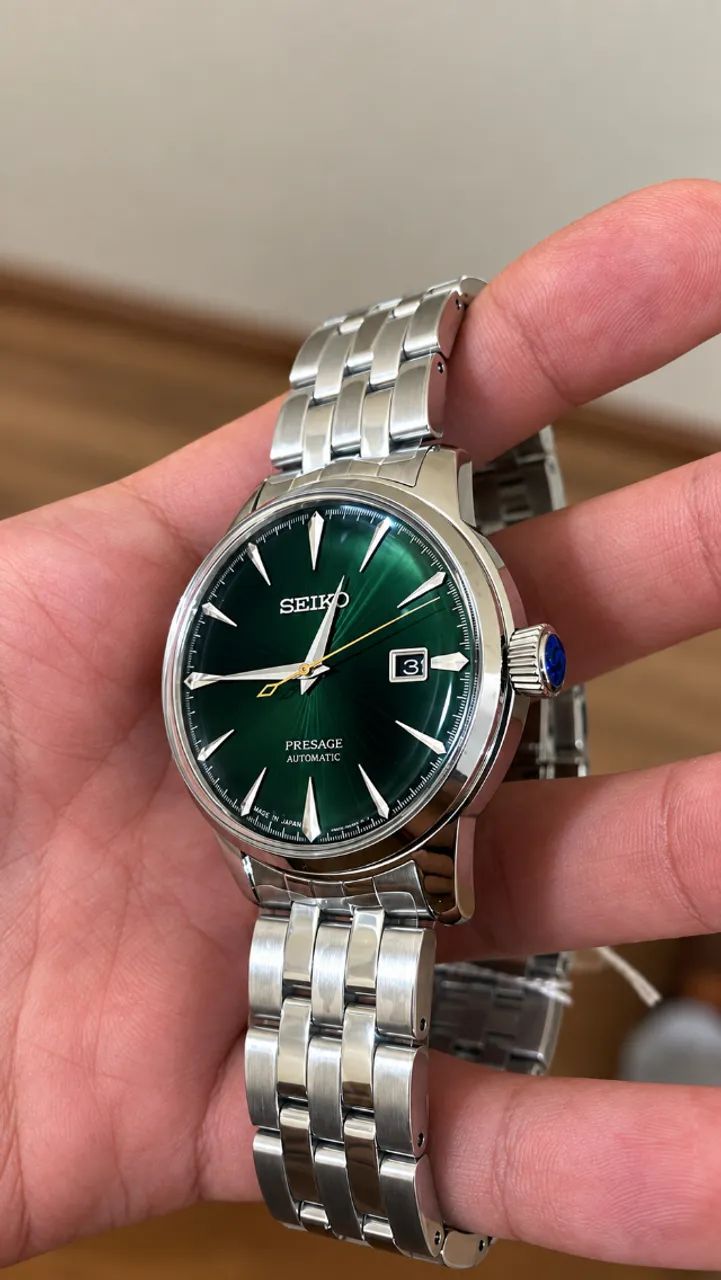  Seiko Presage Cocktail Series SRPE15J1 Automático Verde - Foto 2