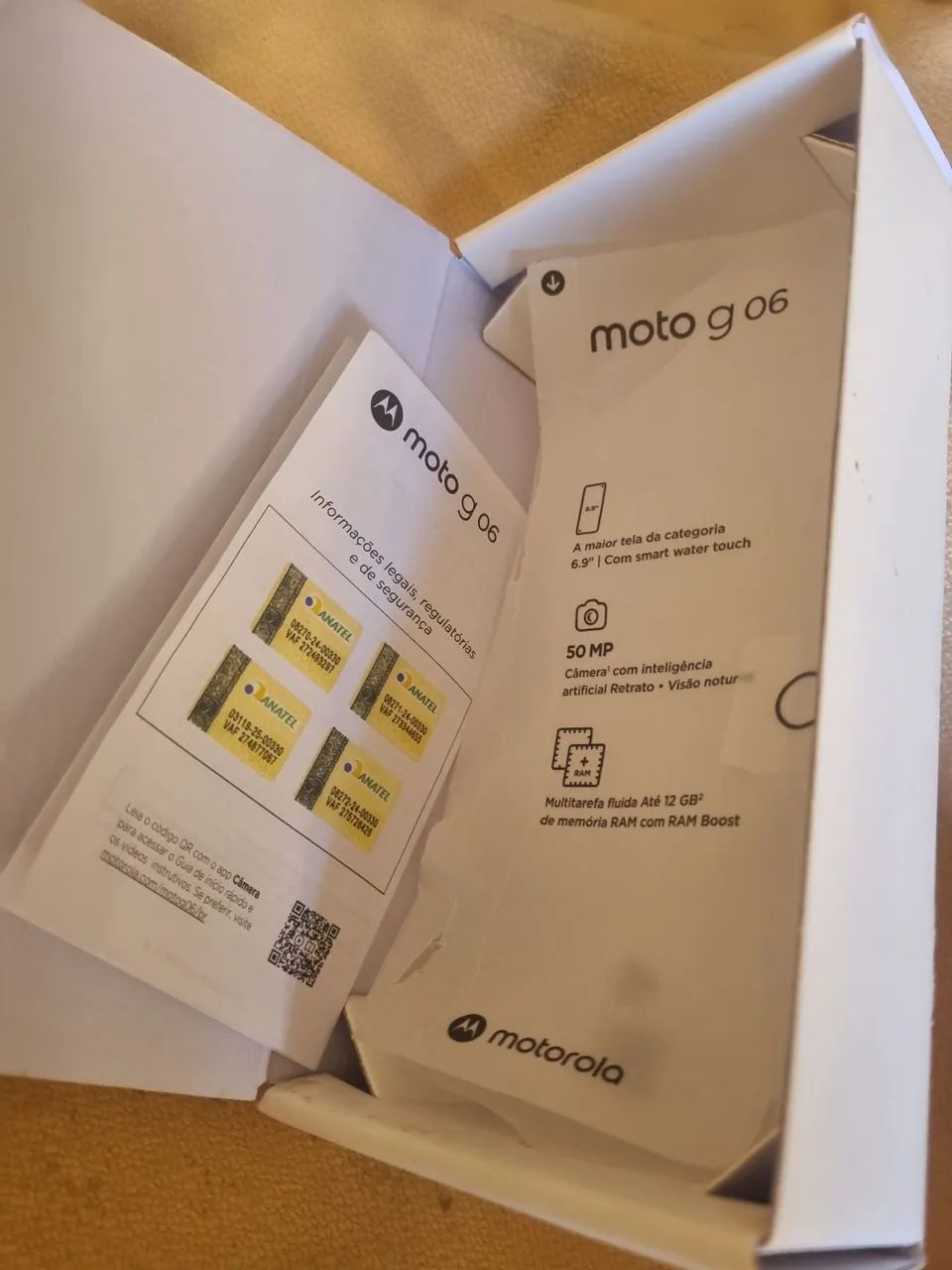 Caixa vazia de celular  Moto g 06 - Foto 2