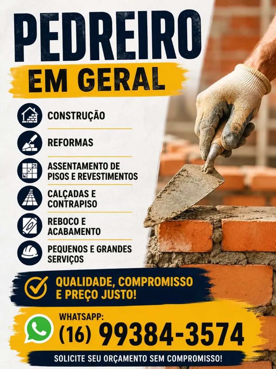 Pedreiro em geral *