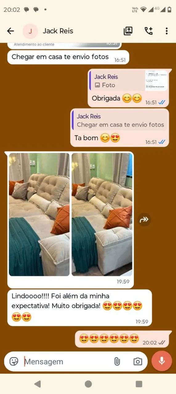 sofá retrátil 3 lugares a pronta entrega??!!!!;;;; - Foto 4