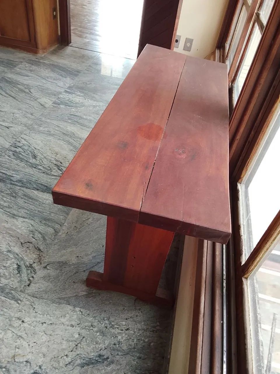 Mesa de madeira maciça - Foto 2
