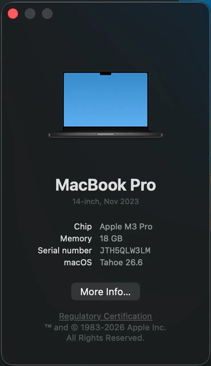 Macbook PRO 14" M3 PRO - 18GB RAM e 512GB SSD - Foto 5