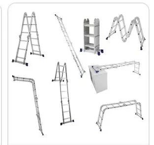 Escada MULTIFUNCIONAL 4X3 com plataforma. 