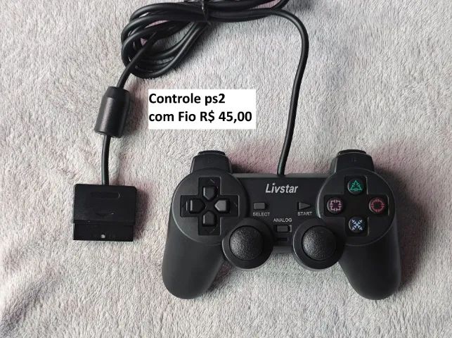 Controles Com/Sem Fio PS2 ps3 ps4 pc tv box Novos - Leia anúncio - Foto 5