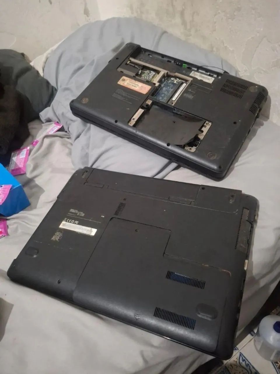 Lote 2 notebooks carcaça samsung np270e4e e hp x16