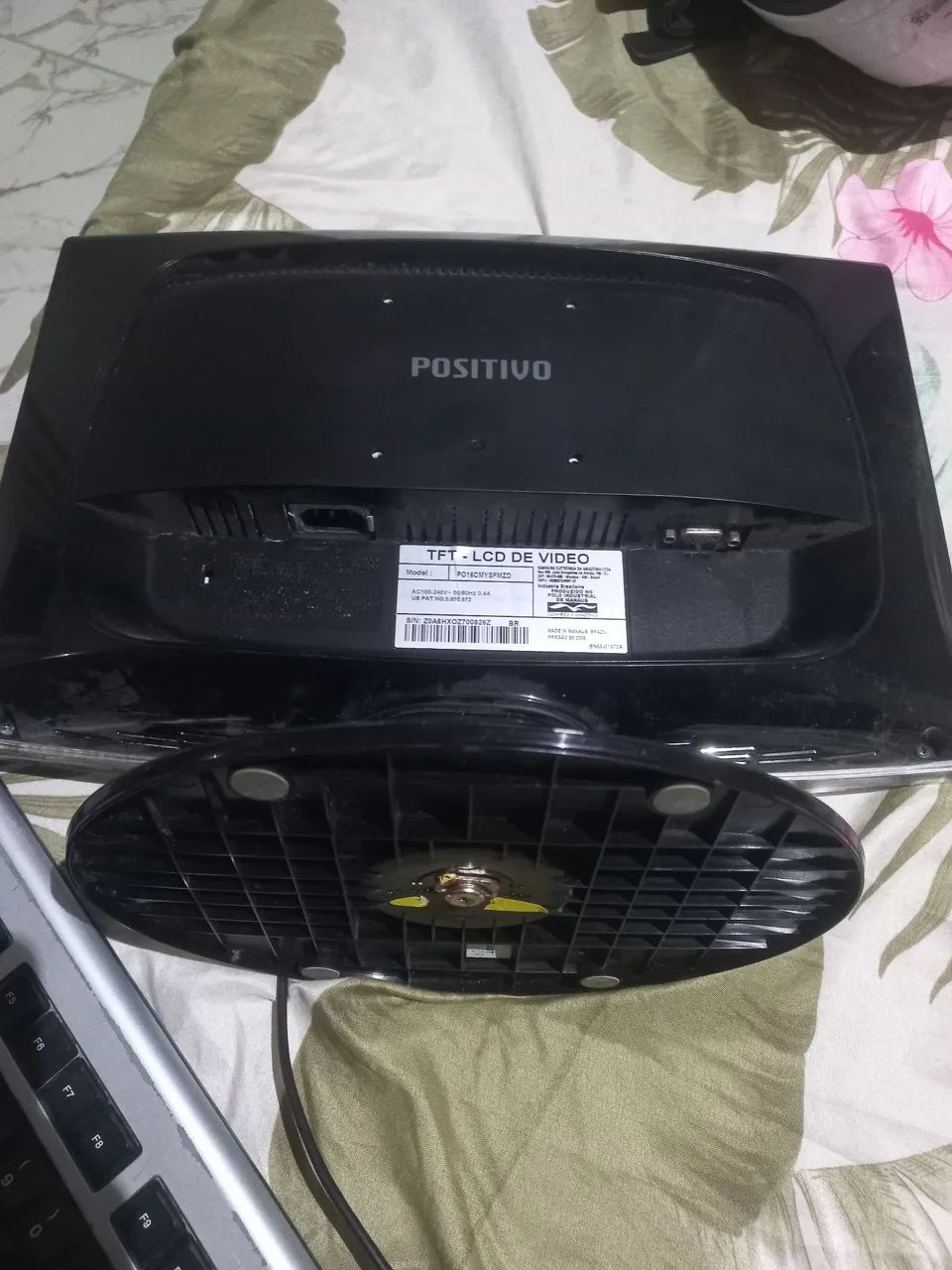 Monitor e teclado positivo 