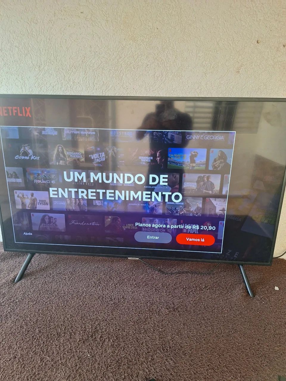 TV SMART SANSUNG 4K 50 POLEGADAS FUNCIONANDO PERFEITAMENTE ACEITO CARTÃO DE CRÉDITO  - Foto 2