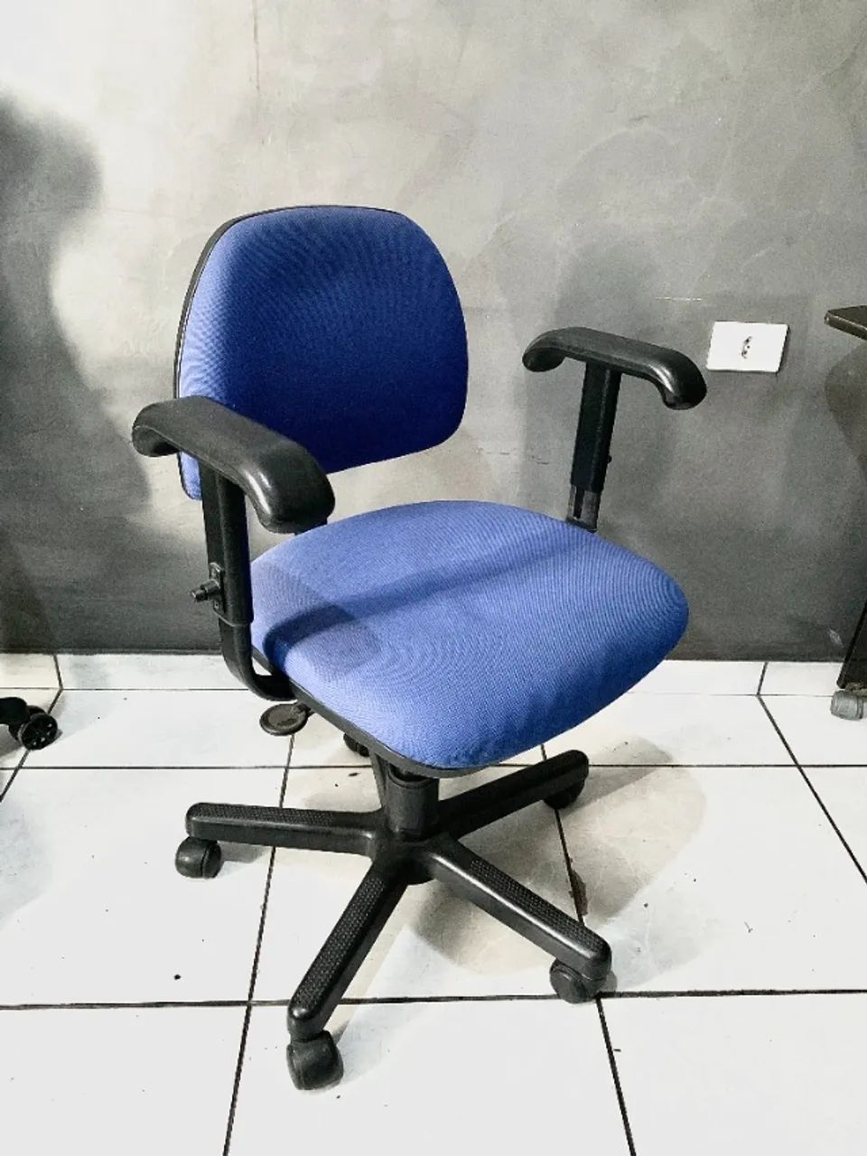 Cadeira Azul Alberflex Escritório