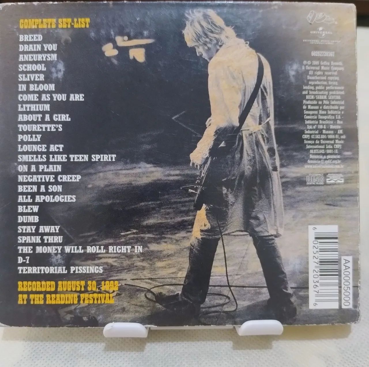 Cd Nirvana - Live At Reading  - Foto 2
