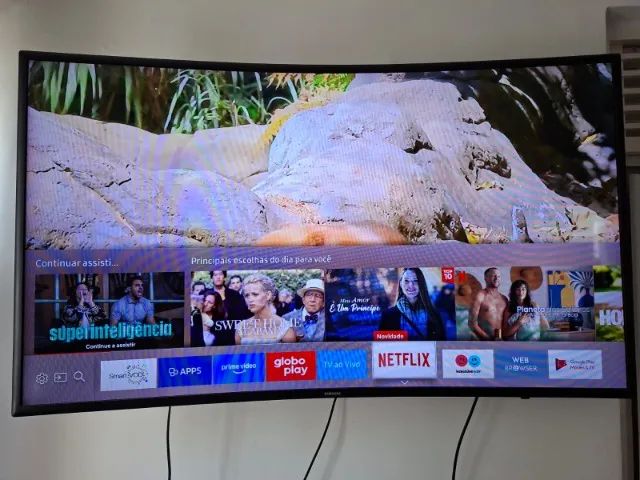 Smart TV Games LED 49" Full HD Curva Samsung - Foto 4