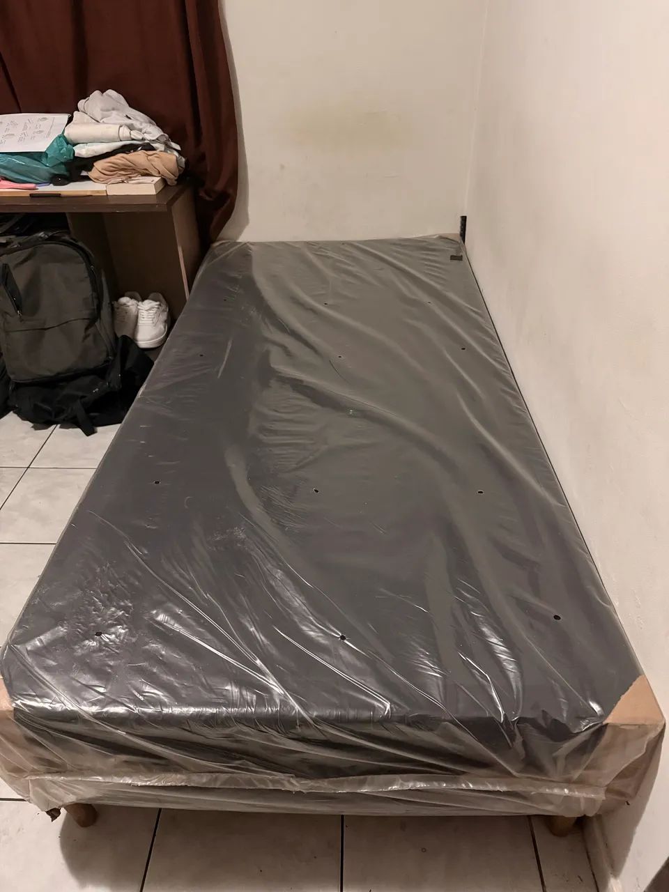 Vendo Cama Box de Solteiro com Base  - Foto 3