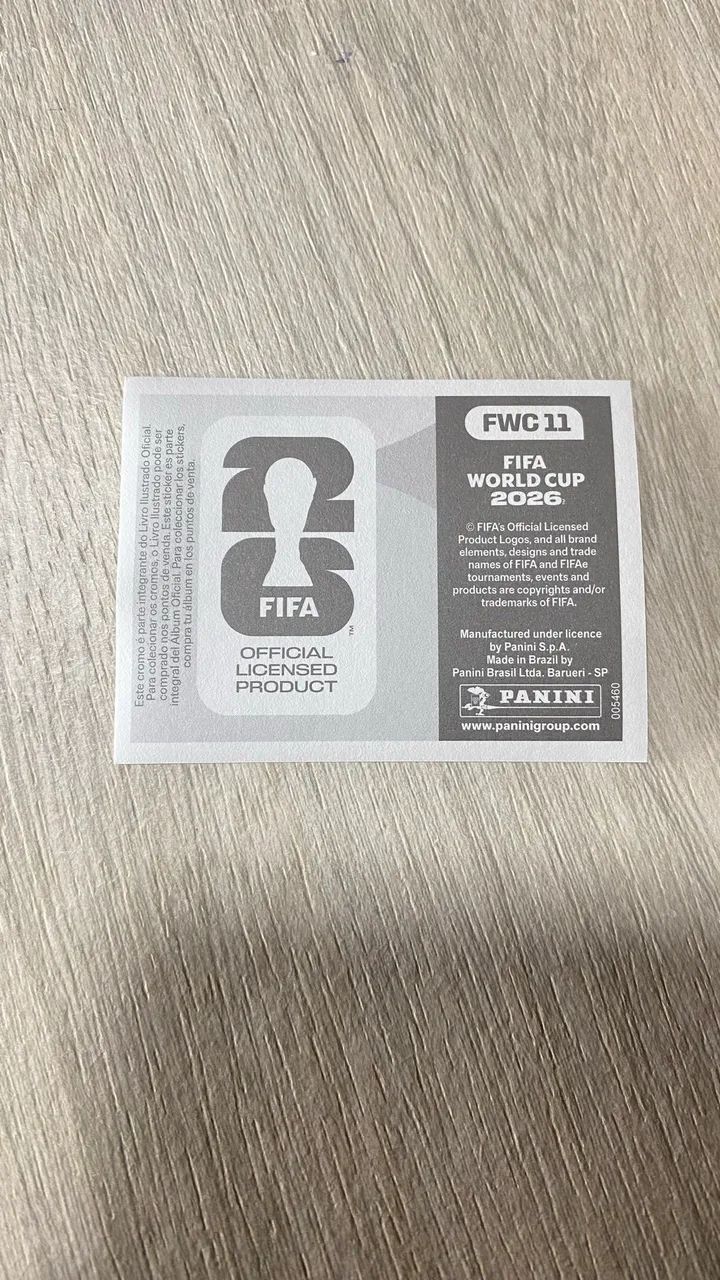 Figurinha FWC 11 - Copa do Mundo 2026  - Foto 3