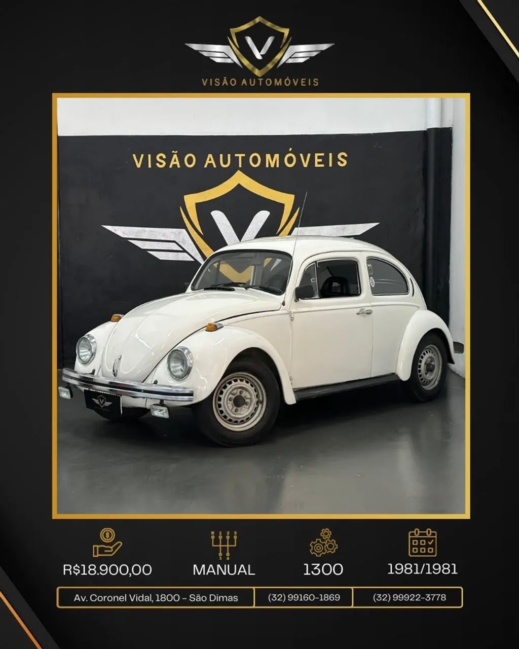 Volkswagen Fusca 1300 1981