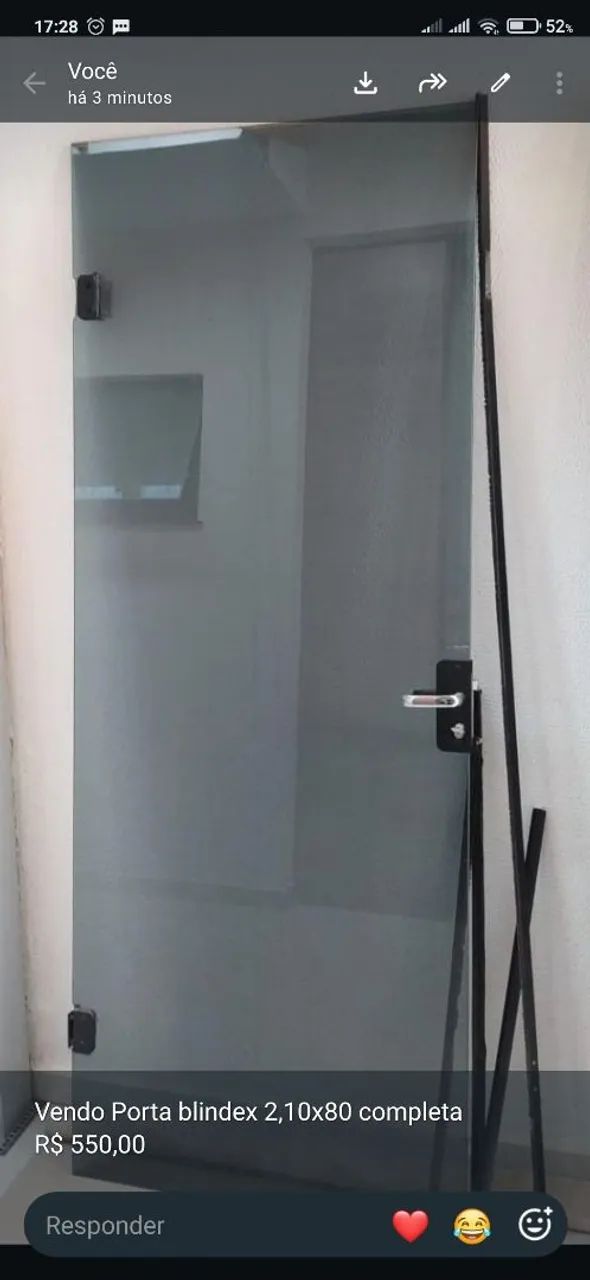 Porta Blindex e janela Blindex 