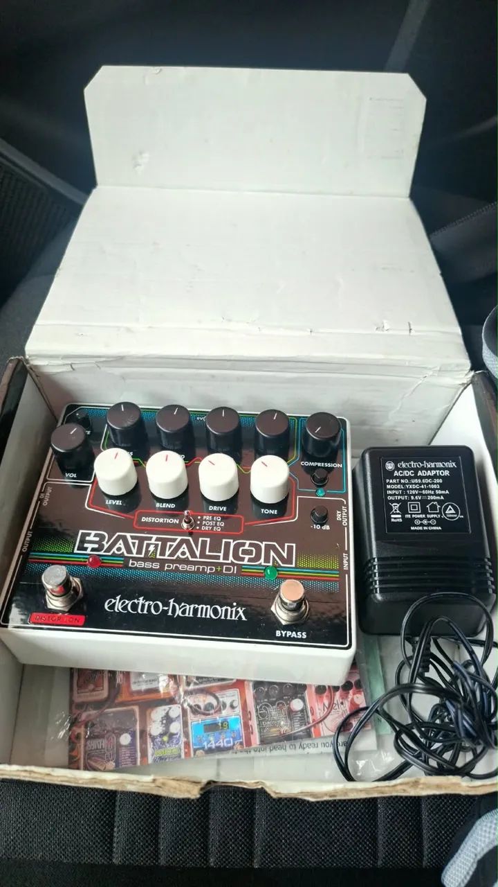 Pedal Electro Harmonix Battalion Bass Preamp Di