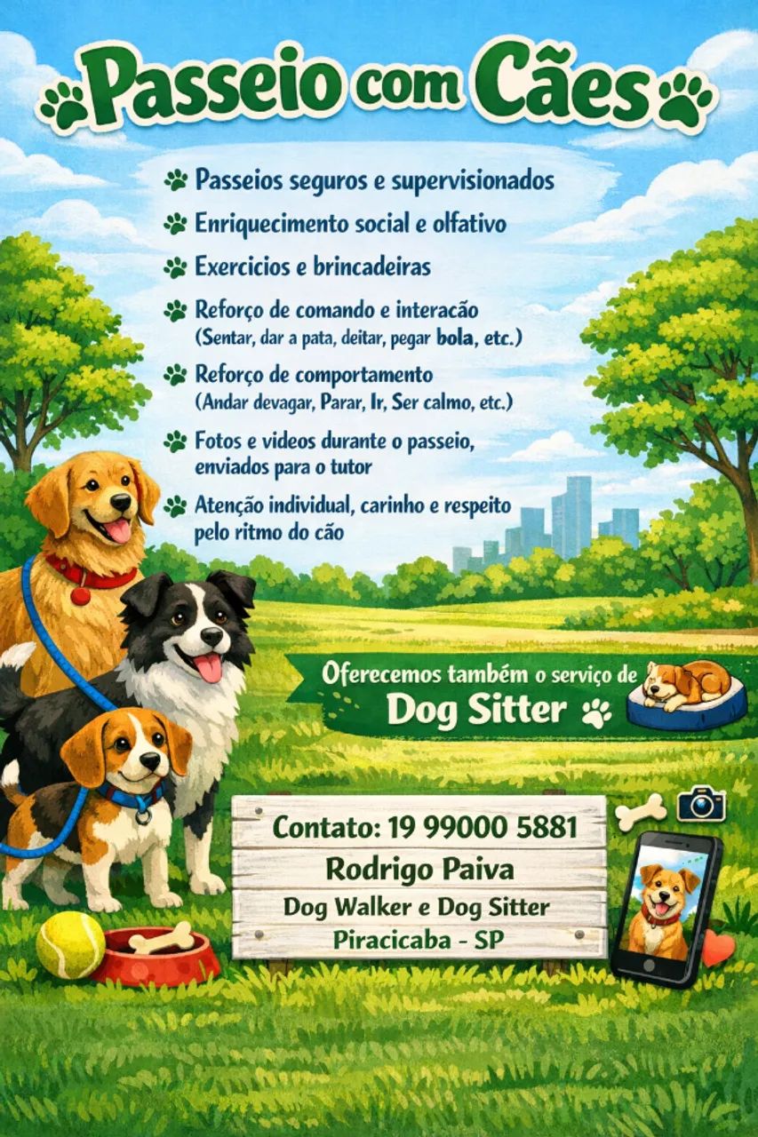 Passeio com Cachorro em Piracicaba SP - Foto 2