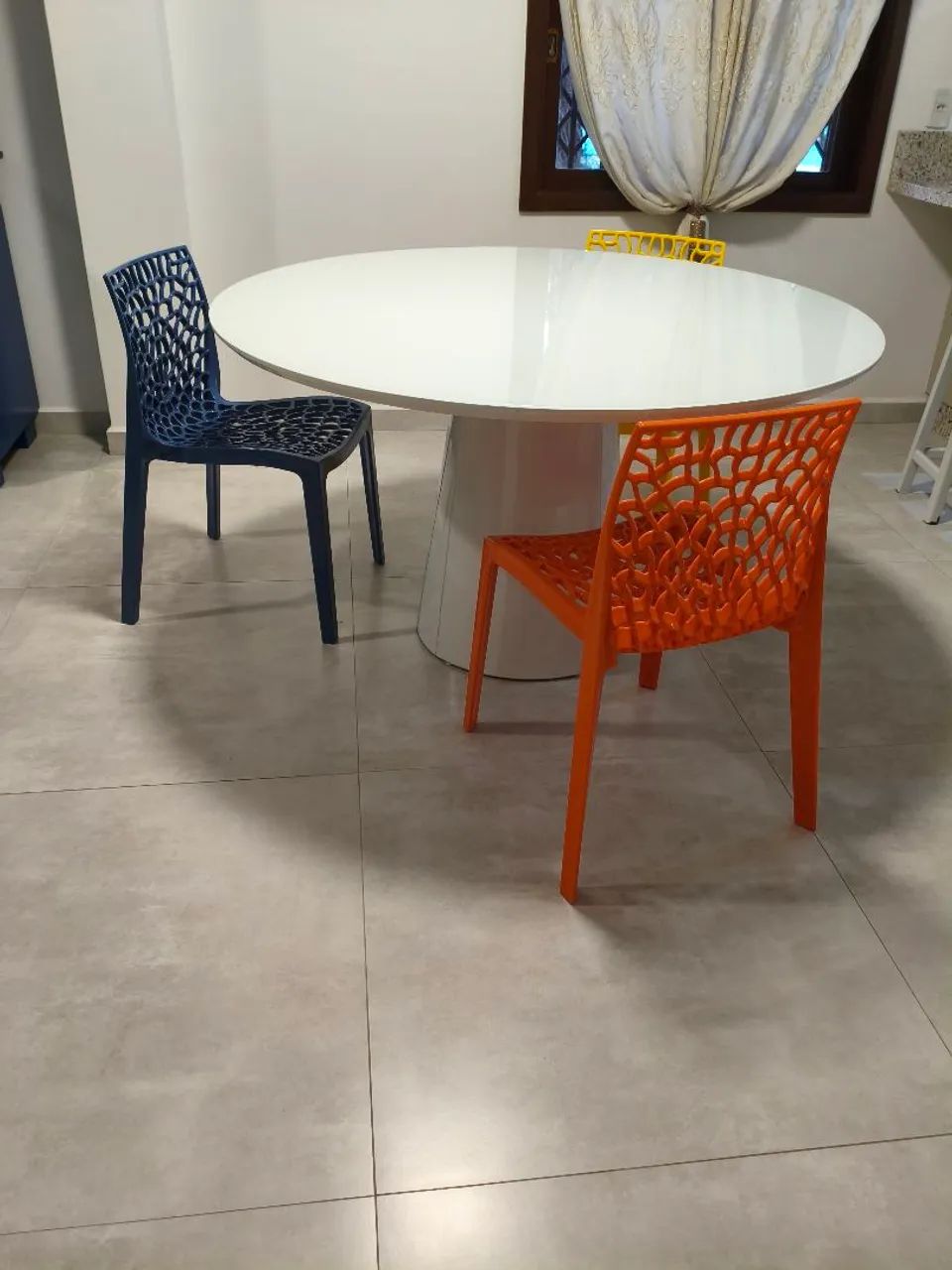 Mesa jantar branca - Foto 4