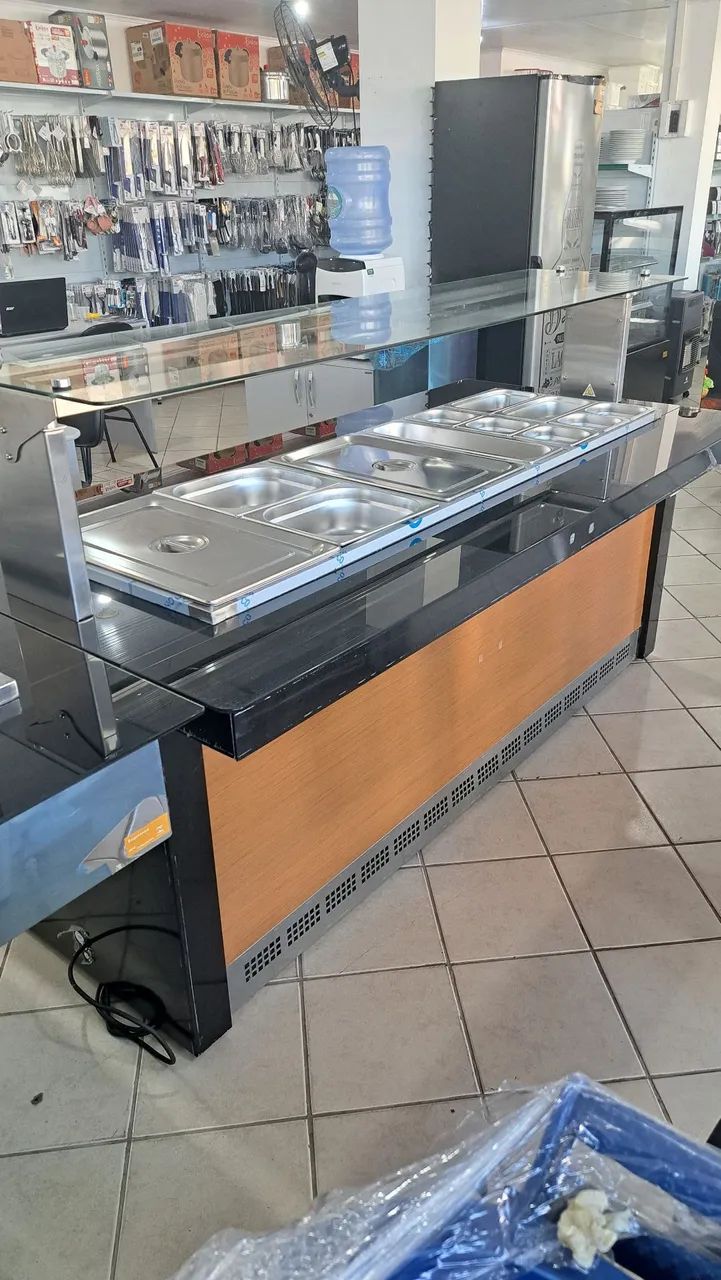 Ac buffet quente Gelopar 10 cubas