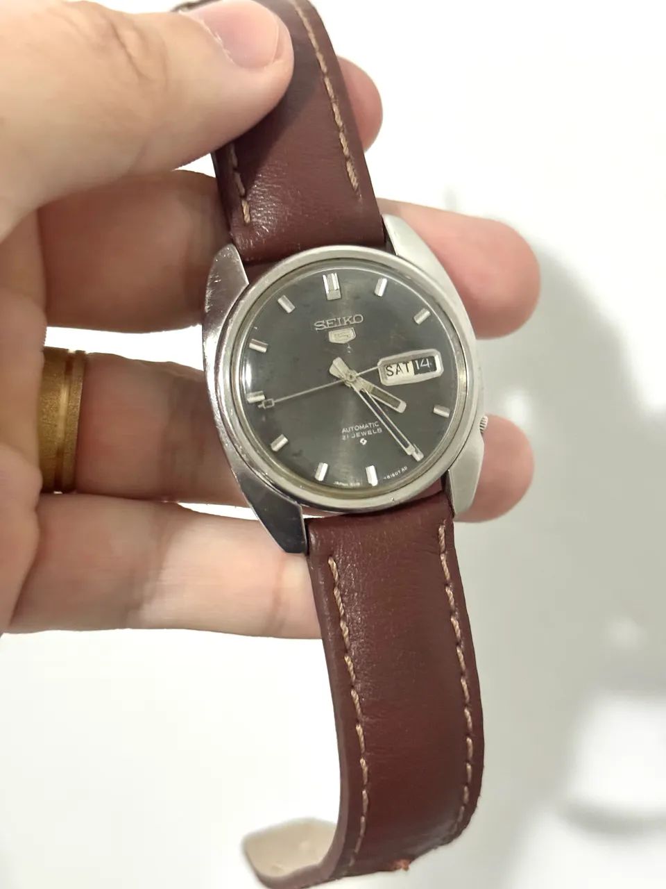 RELÓGIO SEIKO 5 AUTOMÁTICO 37mm 21 jewels - Foto 3