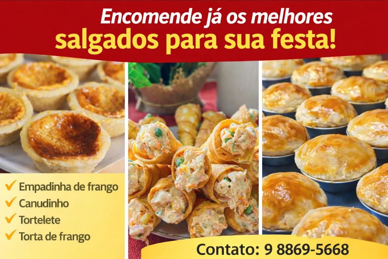 Salgados para festas 
