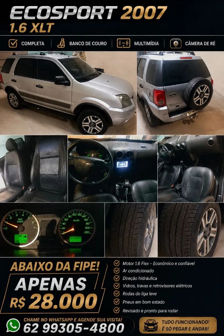 Ford Ecosport EcoSport XLT 1.6/ 1.6 Flex 8V 5p 2007
