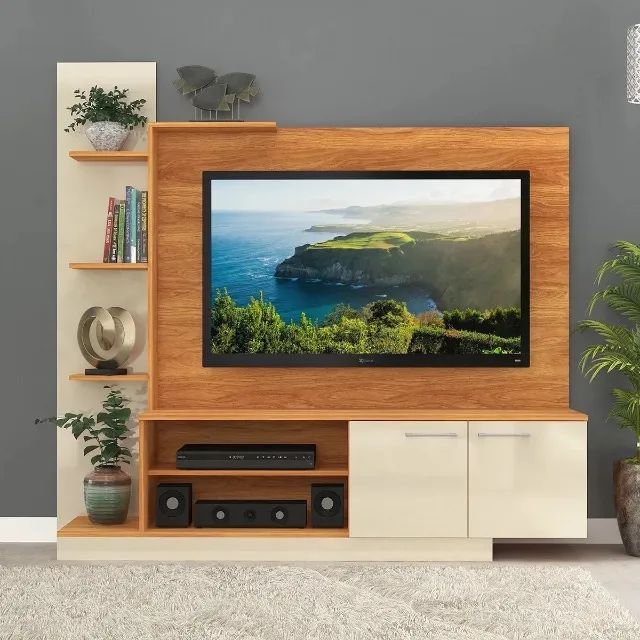 Estante Para Tv E Home Theater Até 55 Polegadas  - Foto 3
