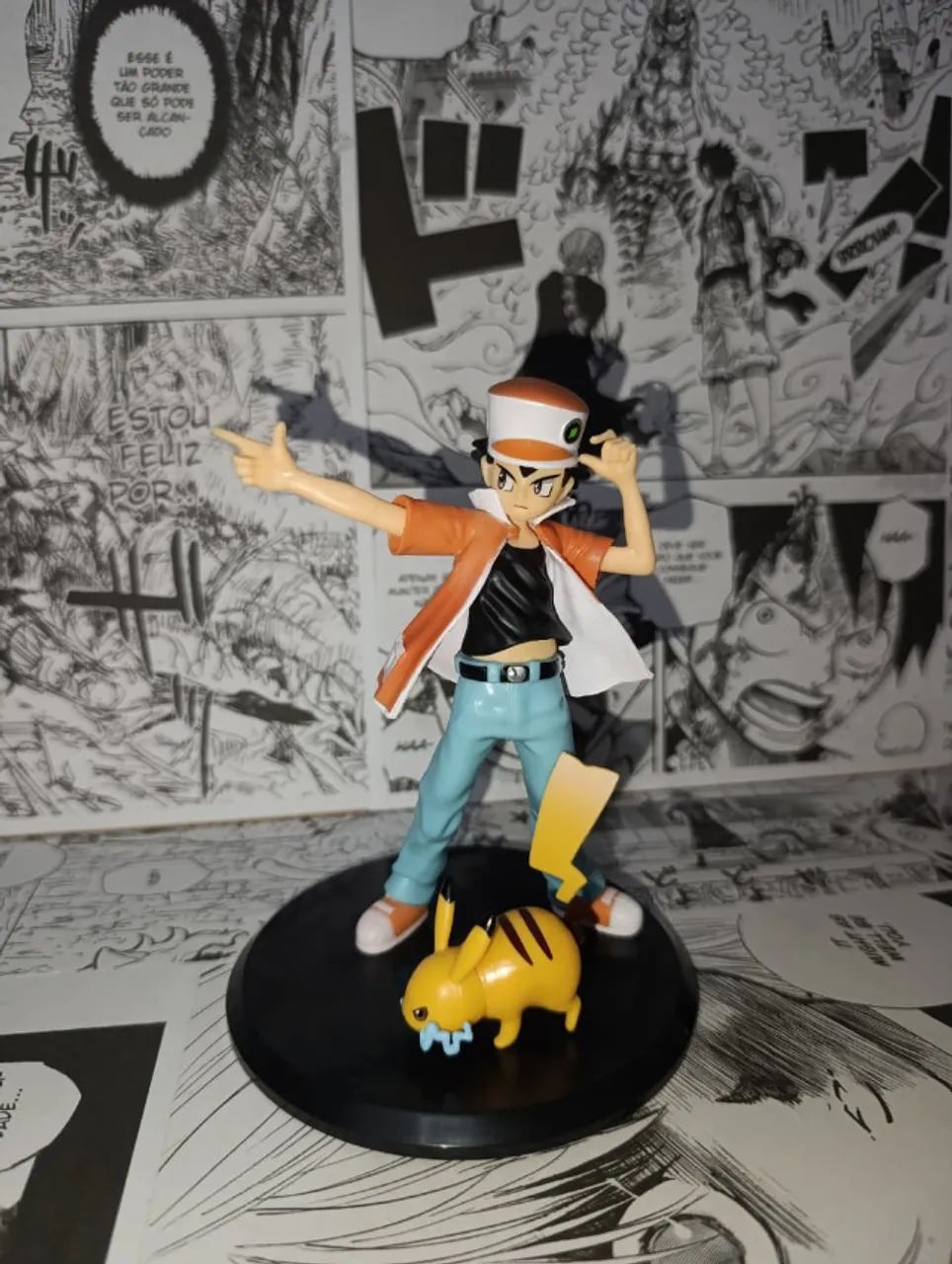 OPORTUNIDADE | Boneco Red e Pikachu Pokemon Colecionavel Premium