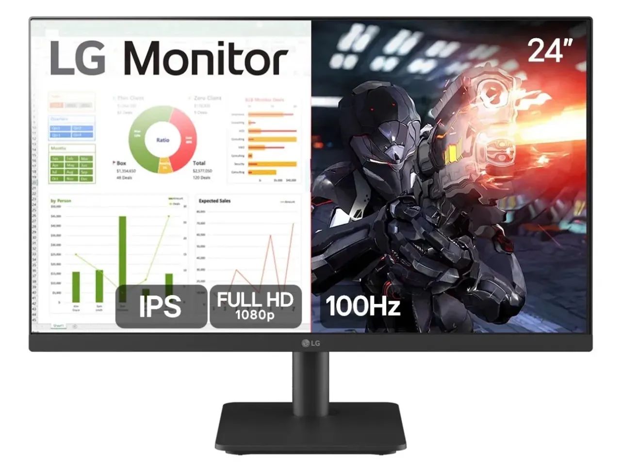 Monitor LG 24ms500-B 100hz 24? 