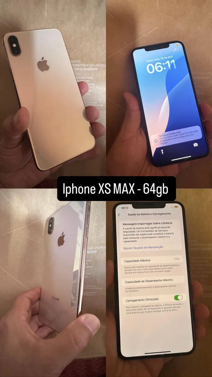 IPHONE XS MAX- ótimo estado de conservação 