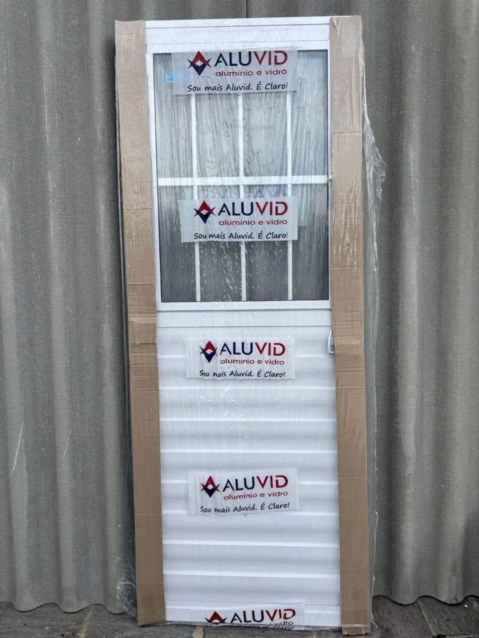 Porta de alumínio branco,   - Foto 2