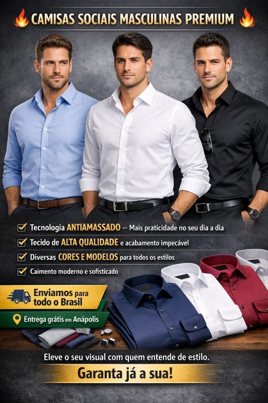 Camisa social slim  - Foto 2