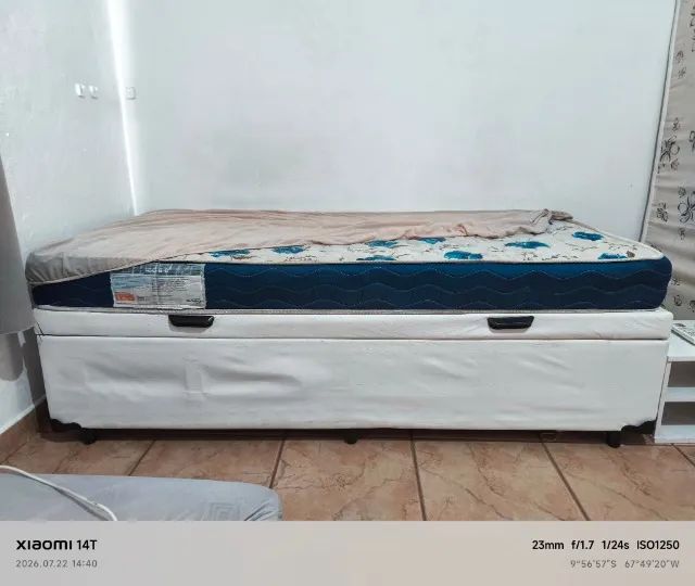 CAMA BOX BAU SOLTEIRÃO + COLCHÃO D33 - Foto 2